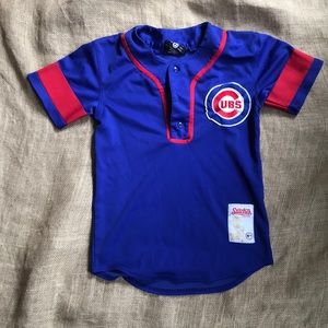 Women’s Blue & Red Chicago Cubs Jersey size Small